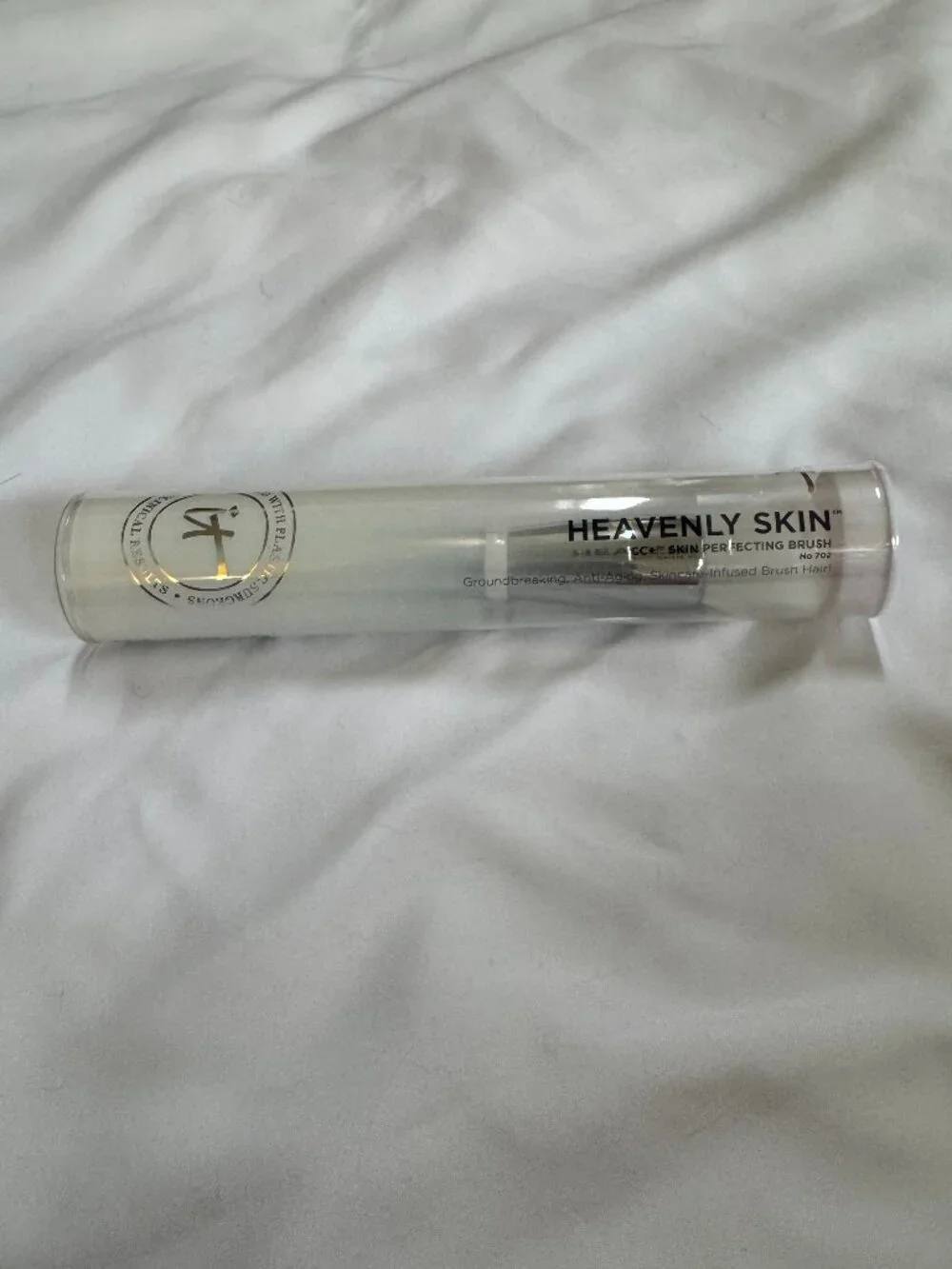 it Cosmetics Heavenly Skin, Skin Perfecting Blush, No 702 Brush